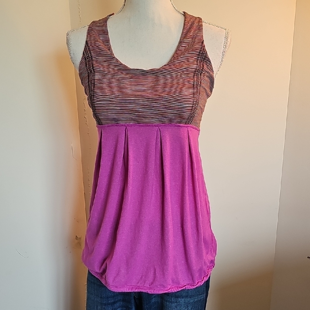 Lululemon Athletica Pink and Purple Tank Top